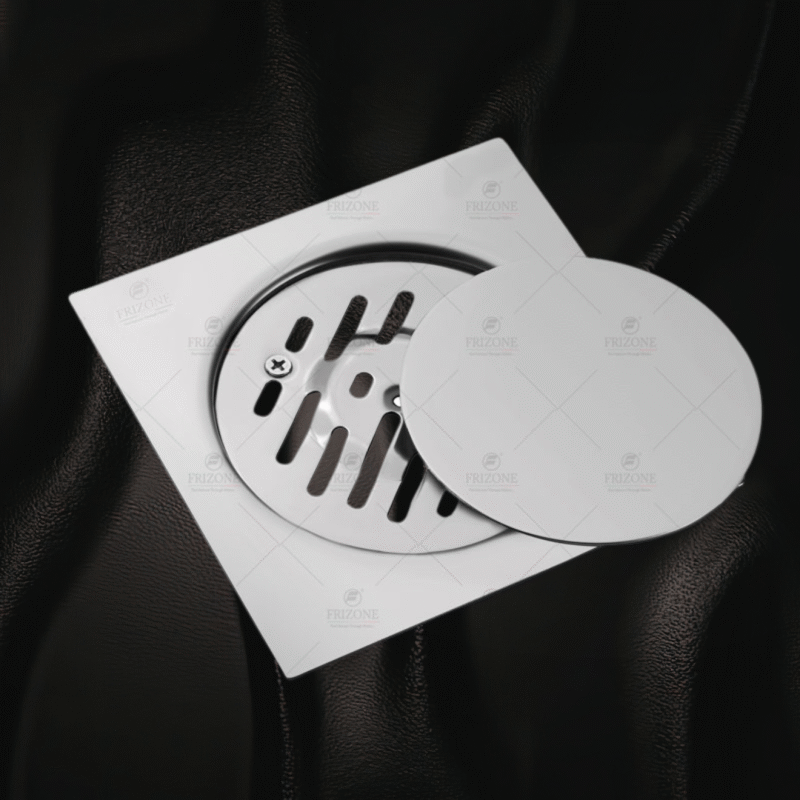 FRIZONE Premium Stainless Steel 316 Concealed Floor Drain - FD07– 15×15 cm