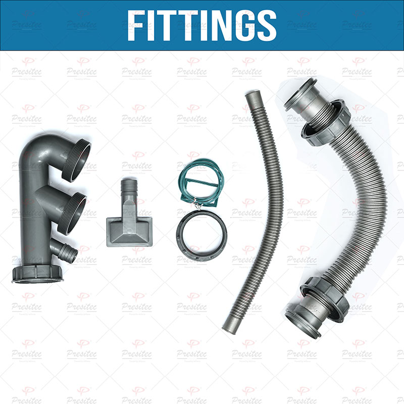 PRESITEC Premium Nano-Coated Stainless Steel Double Bowl Kitchen Sinks