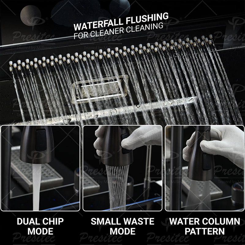 PRESITEC Multi-Function Smart Kitchen Sink - Piano Style - 7546