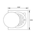 FRIZONE Stainless Steel Floor Drain - Model FD 01