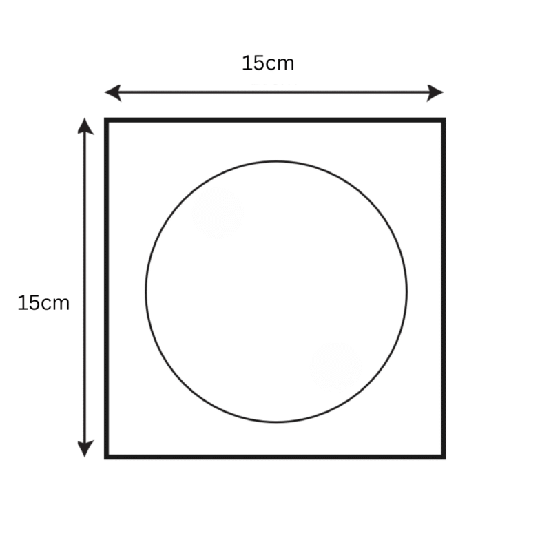 FRIZONE Premium Stainless Steel 316 Concealed Floor Drain - FD07– 15×15 cm