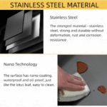 PRESITEC Premium Nano-Coated Stainless Steel Single Bowl Kitchen Sinks