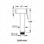FRIZONE Premium Handheld Bidet Sprayer – Shattaf - S11
