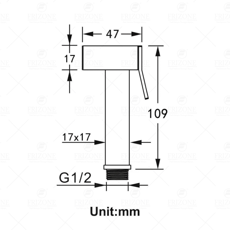 FRIZONE Premium Handheld Bidet Sprayer – Shattaf - S11