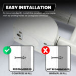 B BAGNO Foldable Hydraulic Grab Bar - Model: 8881