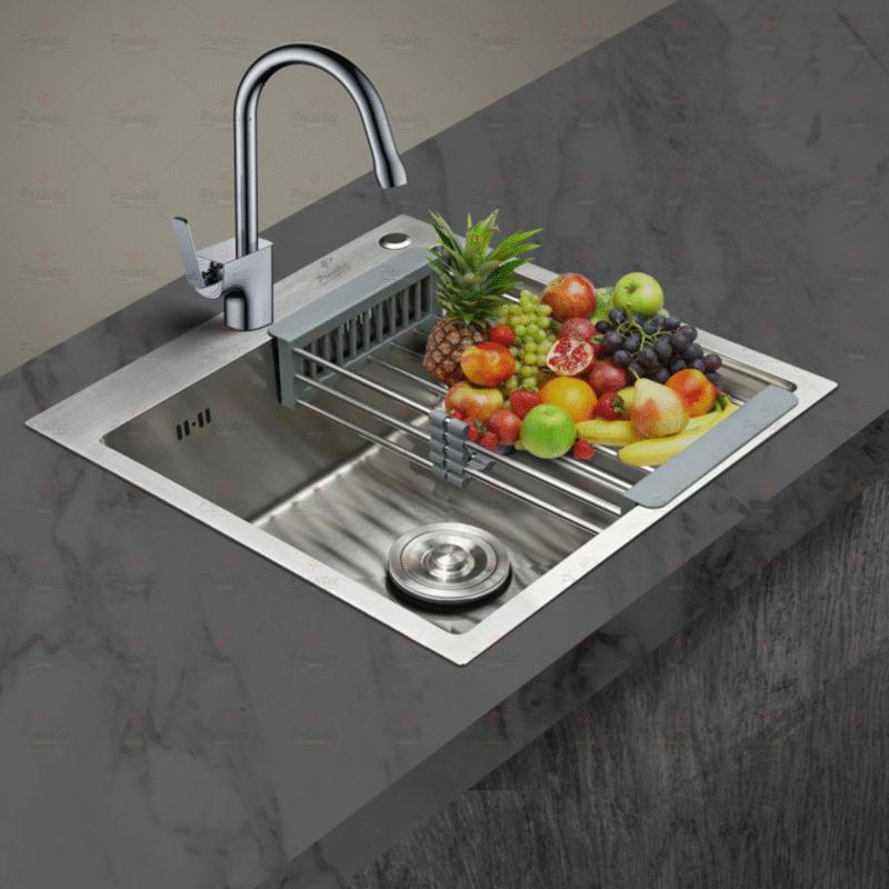 PRESITEC Premium Nano-Coated Stainless Steel Single Bowl Kitchen Sinks