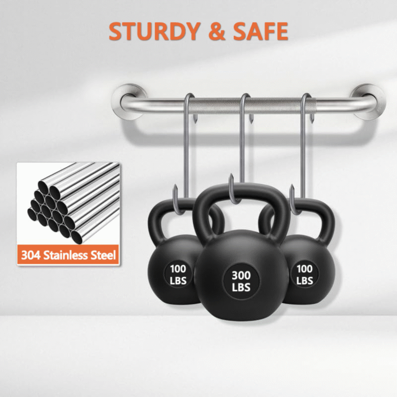 B BAGNO  Premium Stainless Steel Anti-Slip Safety Grab Bar - 9910