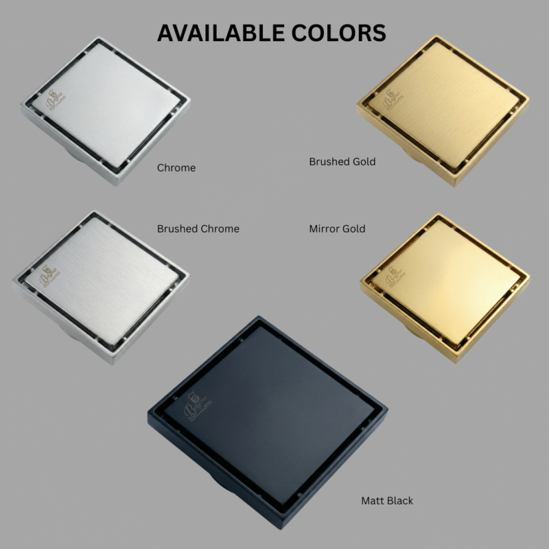 B BAGNO Stainless Steel 304 Square Clean Out - COB15 - (15x15cm)