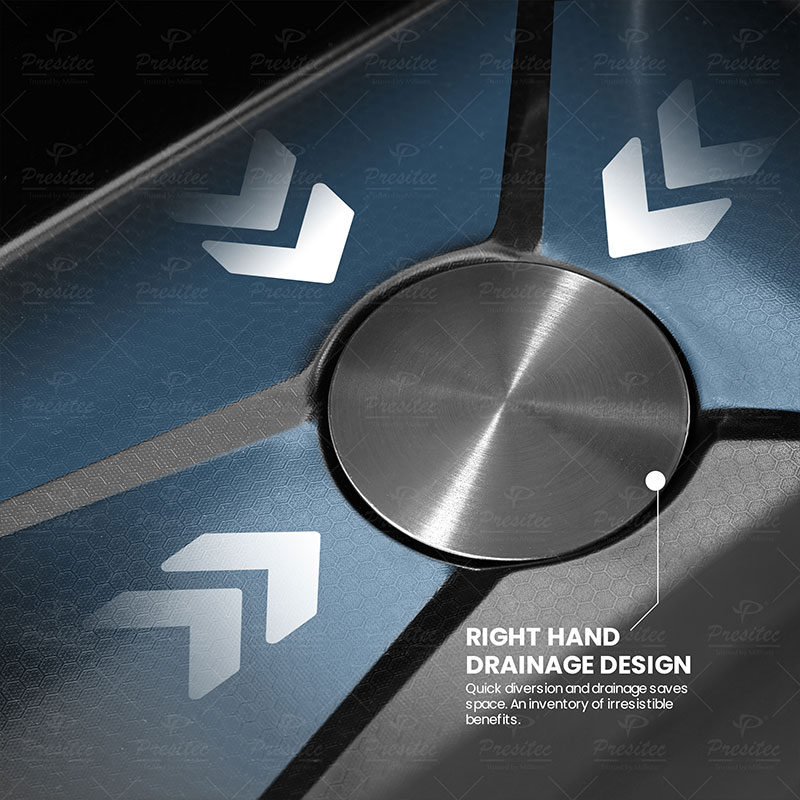 PRESITEC Multi-Function Smart Kitchen Sink - Piano Style - 7546