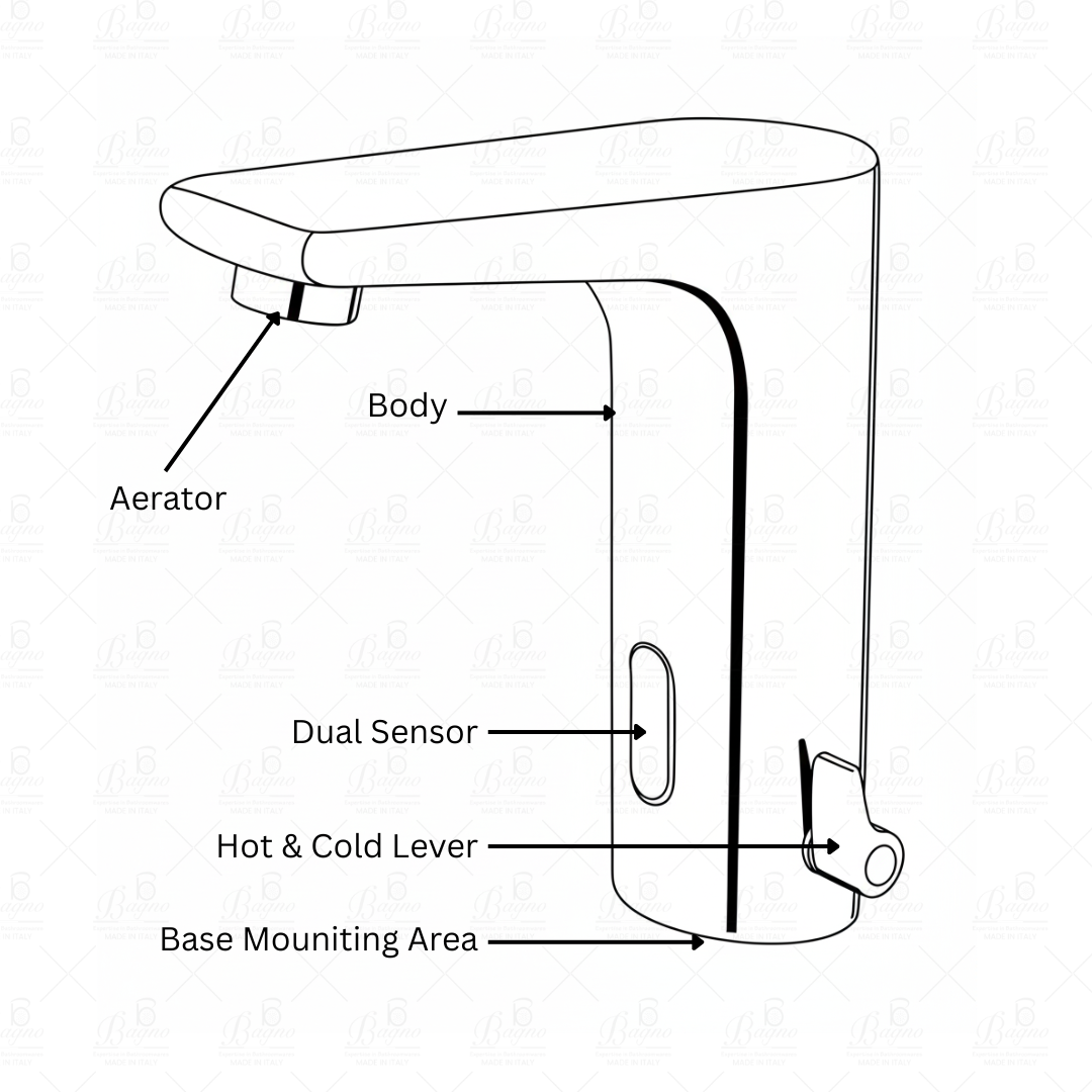 B BAGNO Sensor Basin Faucet - BSF04