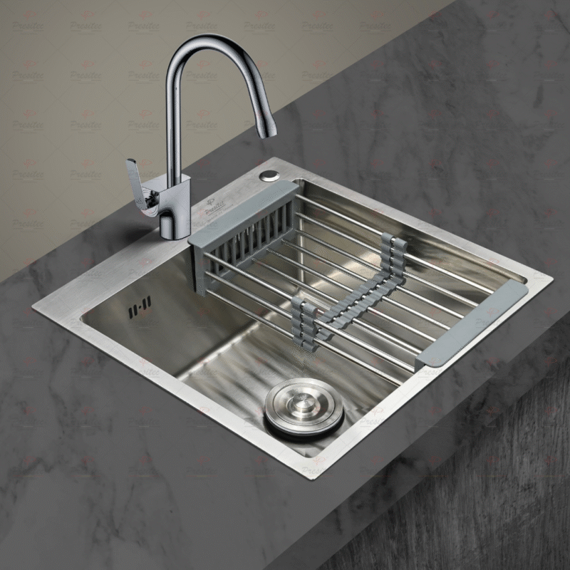 PRESITEC Premium Nano-Coated Stainless Steel Single Bowl Kitchen Sinks