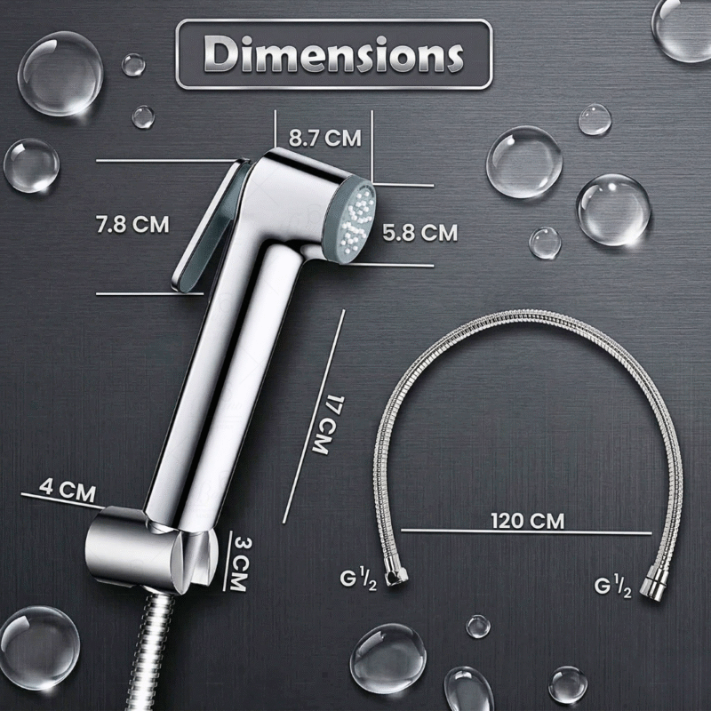 B BAGNO High-Pressure Ergonomic Shattaf-SF01