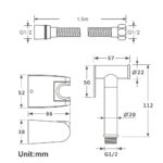 FRIZONE Premium Handheld Bidet Sprayer – Shattaf - S12
