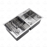 PRESITEC Premium Nano-Coated Stainless Steel Double Bowl Kitchen Sinks