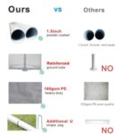 20x20 Feet Party Tent Heavy Duty Marquee Canopy Outdoor Wedding Tent Carport Events Shelter Tent For Parties BBQ With Storgae Carry Bags