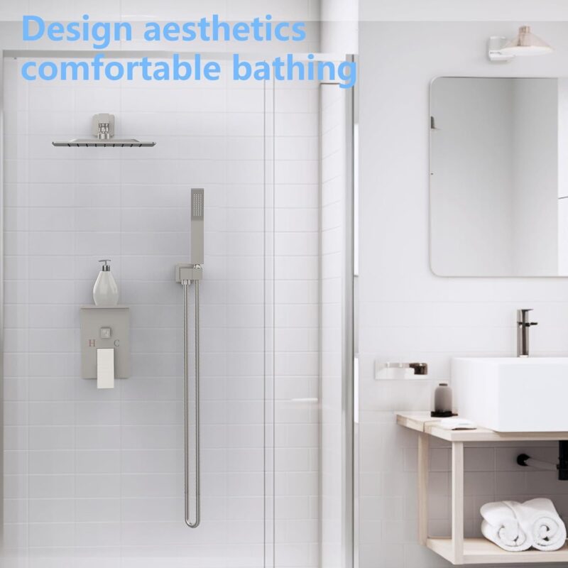 Rainwater Shower System With Storage Rack, Unable To Ship On Weekends
