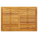 3-piece balcony furniture set with cushions, solid acacia wood