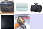 Large-capacity travel bag portable cylinder folding suit bag