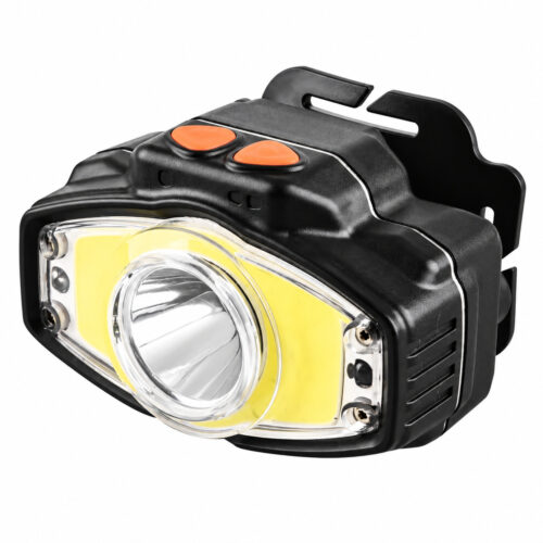 Rechargeable Motion Sensor Magnetic Battery Display LED Headlamp W663 3 Black For Camping Hiking Work