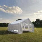 20x20 Feet Party Tent Heavy Duty Marquee Canopy Outdoor Wedding Tent Carport Events Shelter Tent For Parties BBQ With Storgae Carry Bags
