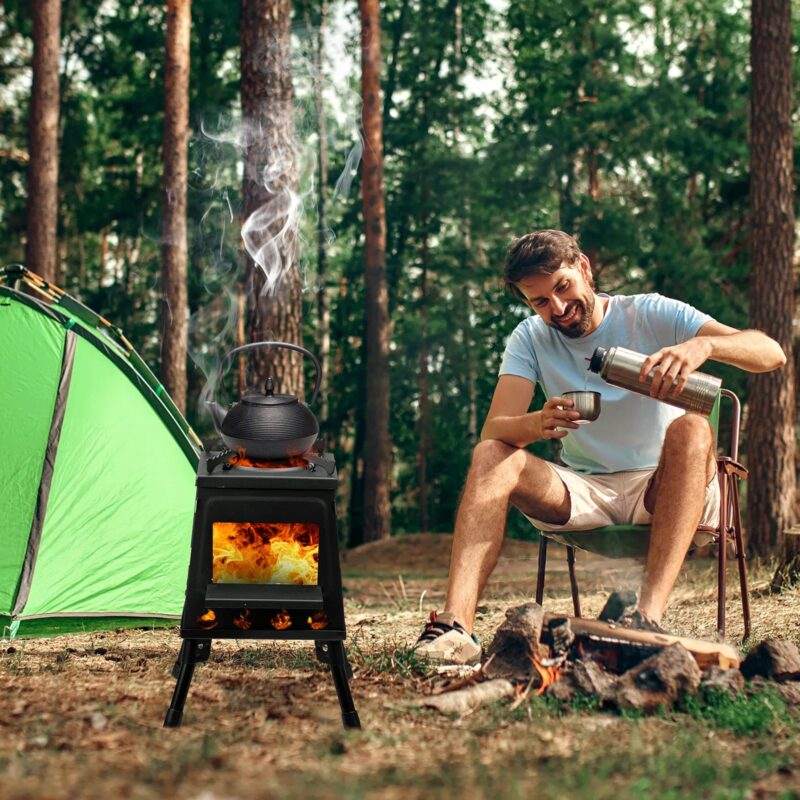 36*36*46.5cm wood camping stove