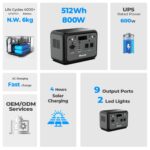 300W Outdoor Power Station Portable Energy Storage For Camping And On-the-Go Use