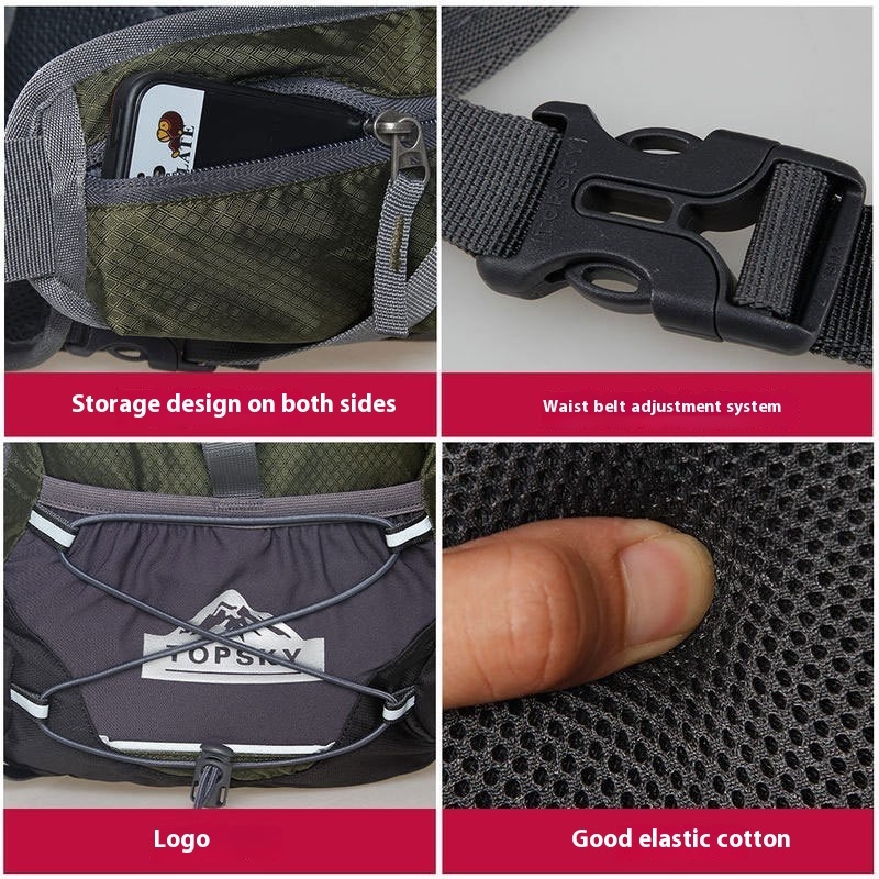 Outdoor Multi-functional Sports Waist Bag Crossbody Shoulder Handbag