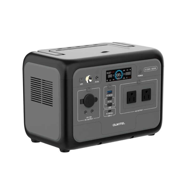 512 Wh Outdoor Power Station 800 W Portable Energy Storage For Mobile Camping