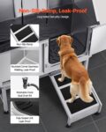 50 Inch Dog Grooming Bath Tub Stainless Steel W Ramp Water Filter