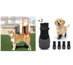 Adjustable Dog Lift Auxiliary Harness Hind Legs Pet Support Brace Sling Help Weak Legs Stand Up Senior Dogs Aid Assist Tool